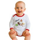 Body nyomtatott mintával New Baby Mikulás