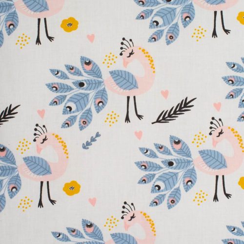 Kétoldalas együttes Velvet New Baby babakocsiba páva rózsaszín