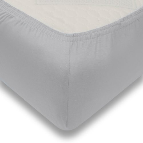 Jersey lepedő kiságyba New Baby 120x60 szürke