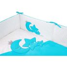 6-részes ágyneműhuzat Belisima Magic Stars 100/135 türkiz