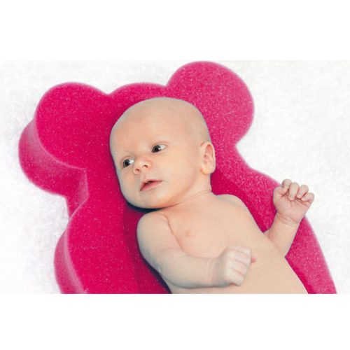 Hab alátét maxi New Baby BASIC piros medve