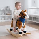 Hintaló dallammal Baby Mix Zeus barna kendővel