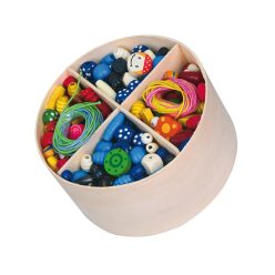 Kreatív fából készült gyöngykészlet Viga