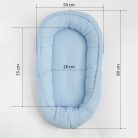 Muszlin babafészek kisbabák számára New Baby fehér