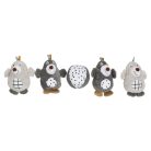 Körhinta a kiságy fölé Baby Mix vakondok szürke