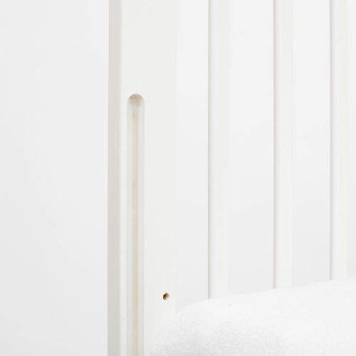 Gyerek kiságy New Baby LILLY leengedhető oldalráccsal fehér