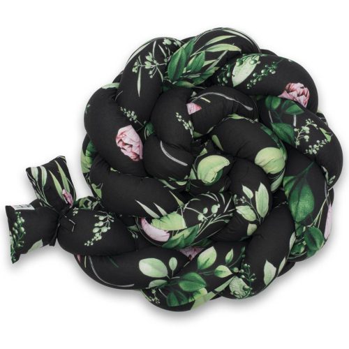 Védő fonott rácsvédő kiságyba New Baby Bazsarózsák