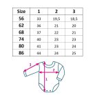 Baba body New Baby Classic II maci fehér