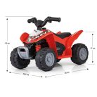 Elektromos négykerekű Milly Mally Honda ATV piros