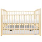 Gyerek kiságy New Baby LILLY leengedhető oldalráccsal és fiókkal természetes