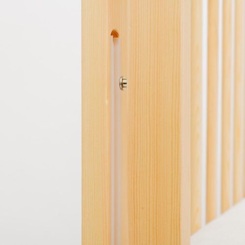 Gyerek kiságy New Baby LILLY leengedhető oldalráccsal és fiókkal természetes