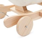 Hintajáték kerekekkel és dallammal, Baby Mix Hattyú, fehér