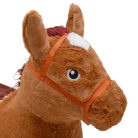 Plüss felfújható ugráló ló hangokkal Baby Mix barna