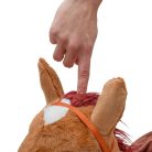 Plüss felfújható ugráló ló hangokkal Baby Mix barna