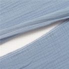 Muszelin Baba párna huzat- ék alakú New Baby STANDARD 30x37 cm blue