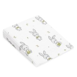   Muszelin Baba párna huzat- ék alakú New Baby STANDARD 30x37 cm bunny