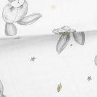 Muszelin Baba párna huzat- ék alakú New Baby STANDARD 30x37 cm bunny