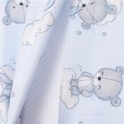 Baba párna huzat- ék alakú New Baby BASIC 59x37cm blue