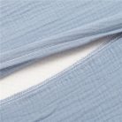 Muszelin Baba párna huzat- ék alakú New Baby STANDARD 59x37cm  blue