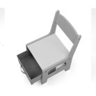 Bútorszett Milly Mally - Asztal és két szék Sven Grey