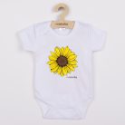 Baba body nyomtatással New Baby  Sunflower - rövid ujjú