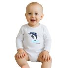 Baba body nyomtatással New Baby Dolphin- rövid ujjú