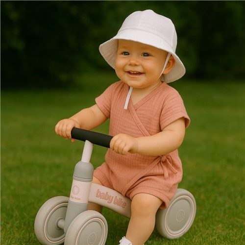 Baba nyári muszlin kezeslábas New Baby pink