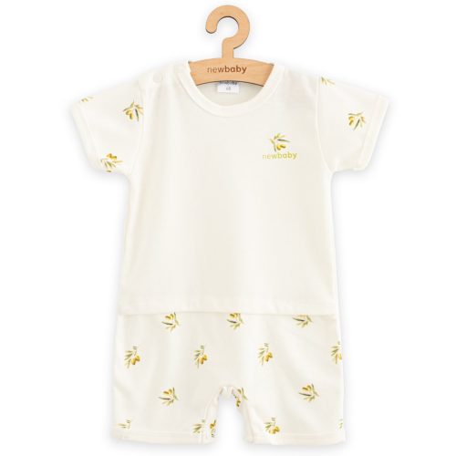 Baba Biopamut nyári overál New Baby Olives