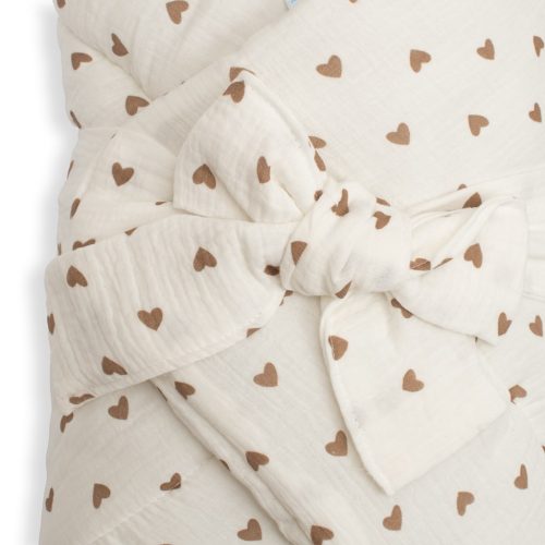 Muszlin megkötős pólya New Baby little heart