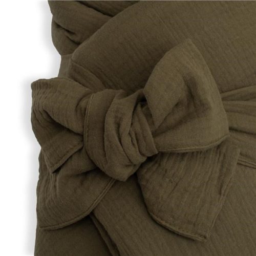 Muszlin megkötős pólya New Baby olive