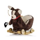 Ringató kutya dallammal és kerekekkel Milly Mally Polly Plus Barna kutya