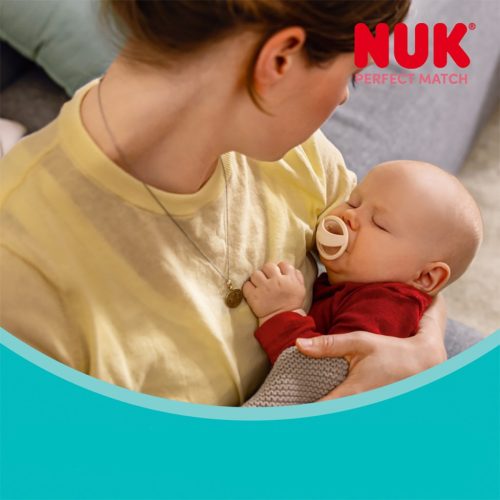 Baba cumi  NUK Perfect Match 0-6m 2 db beige/red