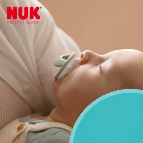 Baba cumi  NUK Perfect Match 0-6m 2 db beige/red