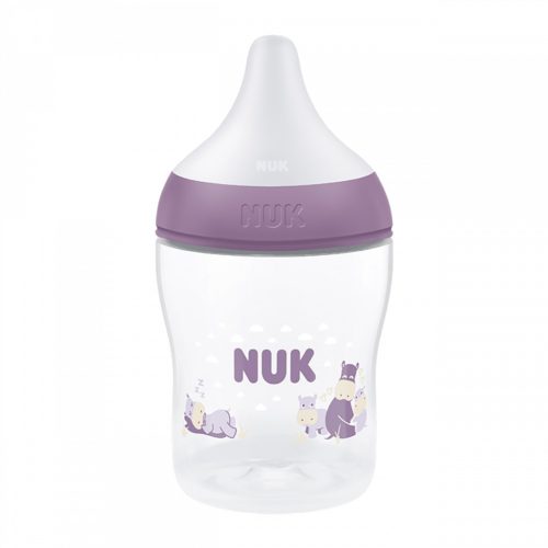 Baba cumisüveg NUK Perfect Match Temperature Control 150 ml Hippo