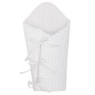 Luxus megkötős pólya Minka New Baby fehér 75x75 cm