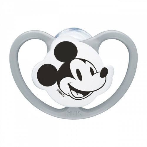 Baba cumi NUK Perfect Match Air Disney Mickey Mouse  6-18 hónapos grey
