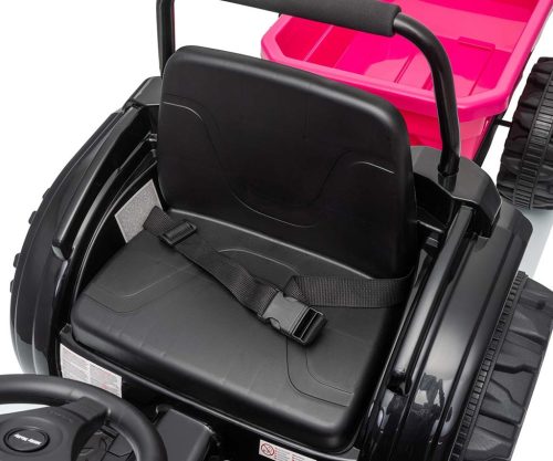 Elektromos vontató pótkocsival Milly Mally Farmer rózsaszín